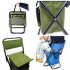 XKMT- Backrest Fishing Chair PVC Water Resistant Portable Folding With