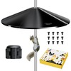 iBorn Squirrel Baffle for Bird Feeder Pole, 19.5” Oversized Squirrel