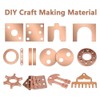 HWYEE 2Pcs 1/8" x 1" x 12" C110 Copper Flat