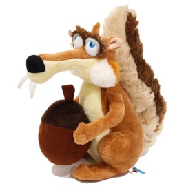 LYH2019 Funny Cute Animal Doll Ice Age 3 Scrat Squirrel Stuffed Plush Toy Gift 27 cm B