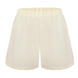 Zzxlw Pantaloncini Corti per Bambini, Radlerhose Estivi, per Ragazzi e Ragazze, Sportivi, Casual, Nero, Bianco, Verde, Rosso, 7-14 Anni, bianco, 11-12 Jahre