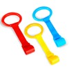 Rindion 3PCS Baby Pull Up Rings, Standing Walker Exercises Assistant