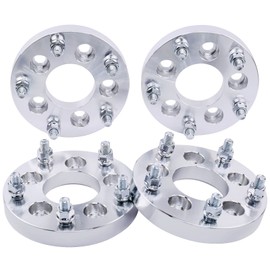DCVAMOUS 4PC 5x115 to 5x120 Wheel Adapters 1 Inch with 14x1.5 Studs Compatible with Dodge 5 Lug for 2004-2008 Magnum | 2006-2022 Charger | 2009-2022 Challenger (Adapt 5x120 Rim on 5x115 Vehicle)