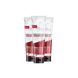 Brillance Shine treatment, hair glossing neutral (3 x 150 ml), nourishes and intensifies hair colour, can be used like a hair mask, lasts up to 6 hair washes