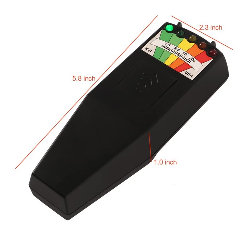 EMF Meter Magnetic Field Detector Ghost Hunting Paranormal Tester Portable
