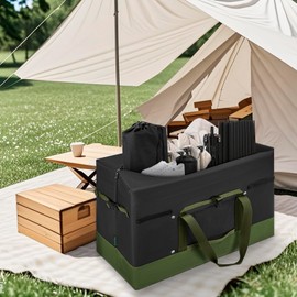Large Duffle Bag for Travel,75L Water-resistant Camping Storage Tote, Foldable Canvas Duffle Outdoor Luggage Duffle Bag Organizer for Travel, Picnic, Moving