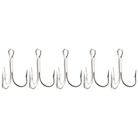 Eagle Claw Lazer 4X Treble Reg Shank Straight Point Hook