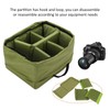 Partition Camera Padded Bag, Waterproof Insert Padded Partition Camera Bag