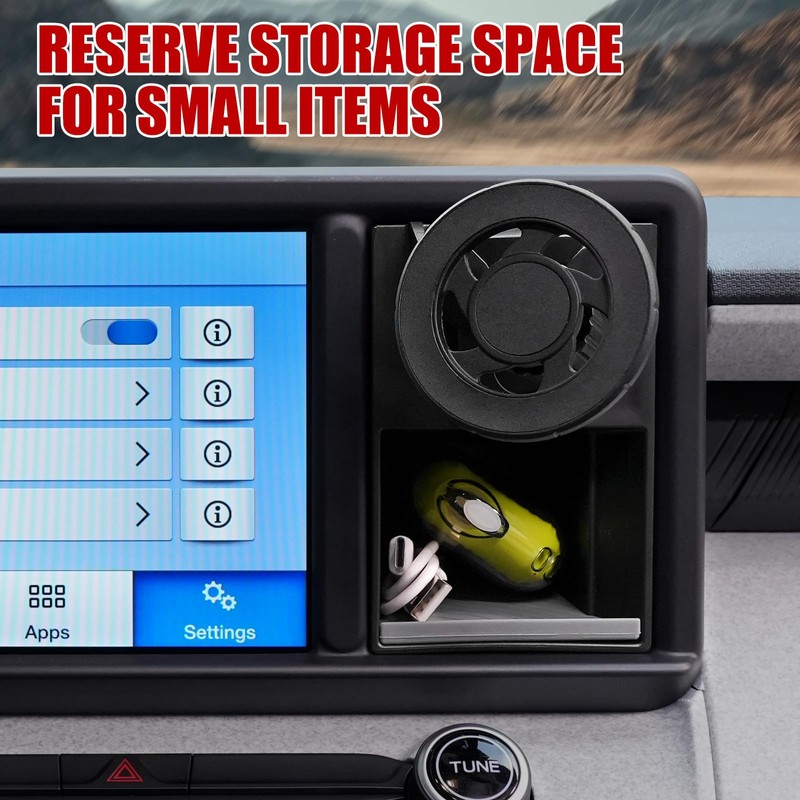 Mabett Multi-Function Cubby Insert Set for Ford Maverick 2022-2024 Accessories,