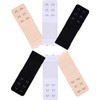 Onwon 6 Pieces Elastic Bra Extenders 2 Hook 3 Row