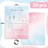 20pcs Gender Reveal Games Baby Prediction Cards Decorations Blue Pink