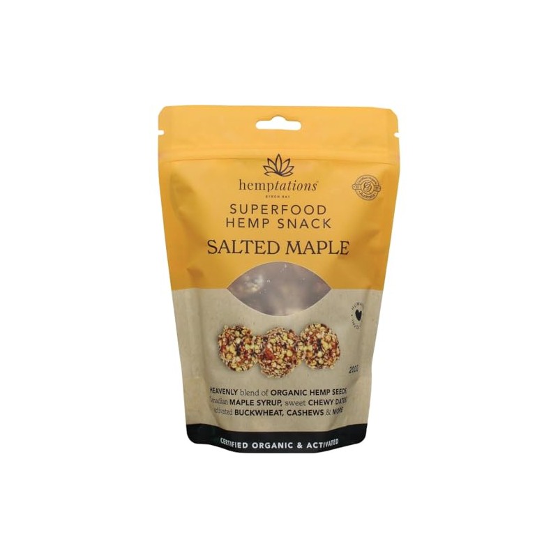 2Die4 Live Foods Activated Organic Salted Maple 200g