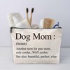 Sufamb Dog Mom Gifts Makeup Bag, Dog Mom Gift for