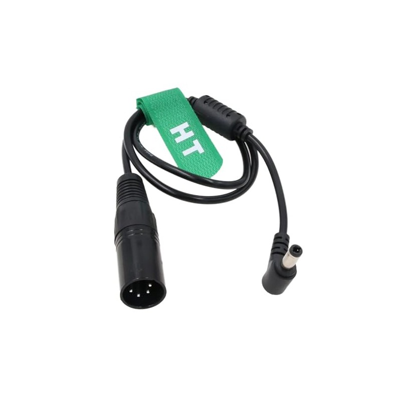 HangTon 12V XLR 4 Pin to DC Barrel 5.5x2.5mm for