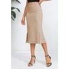 Urban CoCo Women's Stretch Office Fishtail Pencil Skirt High Waist