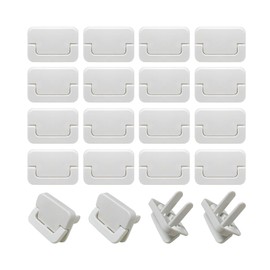 Mesanda Outlet Cap Outlet Cover, 20 Pack Outlet Guard, Safety Cover, Safety Cap, Baby Guard, Anti-Electric Shock, Anti-Tracking, Anti-Dust, Shedding, Kids, Babies, Pets, Suitable for Home or Nursery