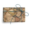 Kartos Globi World Maps Italian Wrapping Paper, Folded