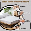 VELVETIO Waterproof Terry Towelling Mattress Protector, Soft Polycotton Non Allergic