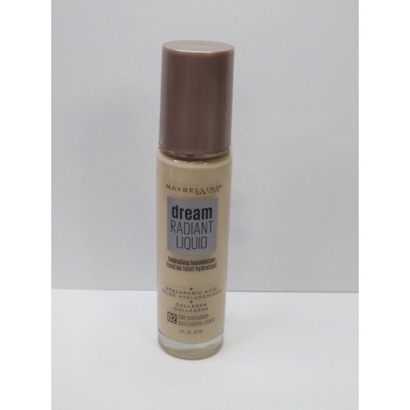 L'Oréal MAYBELLINE DREAM RADIANT LIQUID HYDRATING FOUNDATION #02 1 OZ