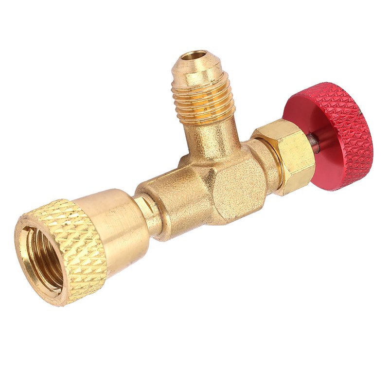 Air Conditioning Safety Valve 5/16in to 5/16in Thread R42/410 Refrigerant