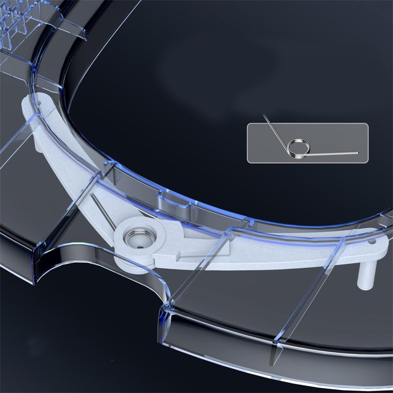 HYBEW Cats Toilet Trainer - Reusable Plastics Litter Tray &