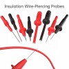 Peakelect 25PCS Silicone Multimeter Test Leads Kit with Replaceable Wire