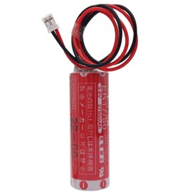 Zivases 2-Pack ER17/50 ER17500V 3.6V 2750mAh AA PLC Battery with Plug for Yamaha Robot RCX340 Lithium Battery KAS-M53G0-11 KCA-M53G0-10