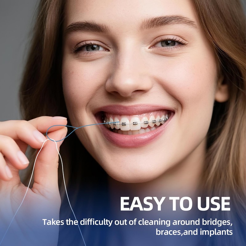 Houselog Floss Threaders | 420 Count Dental Floss Threaders for