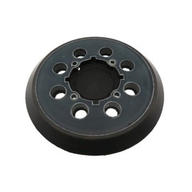 2 x Trade-Shop 8-Hole + 4-Hole Velcro Sanding Disc Backing Plate Diameter 125 mm Compatible with Dewalt DWE6421 DWE6421K DWE6423 Random Orbital Sander