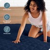 Bare Home Split Head Flex King Quilted Fitted Mattress Pad