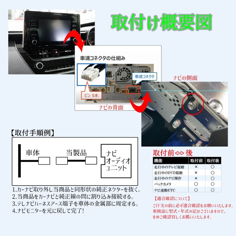 YOBIS Compatible Genuine Toyota / Daihatsu Navigation System, Can Watch