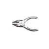 Grobet USA Parallel Action Pliers, Light, Flat Nose, Smooth, 5"