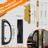 T-HAKEN Sliding Glass Door Handle Set with Mortise Lock -
