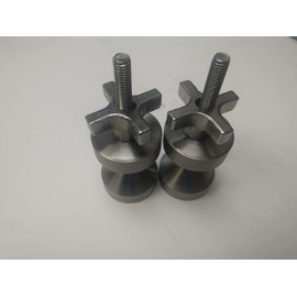 2" Davis Two Hole Pins with Quick Knobs-Stainless