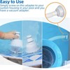 NUHFUFA Vacuum Adapter RP/RX Skimmer Attachment Compatible with Summer Waves