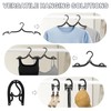 24 Pcs Travel Hangers Cruise Essentials 2025 Portable Folding Clothes