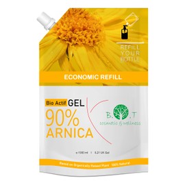 Arnika Gel Forte, Highly Concentrated and Extra Strong Arnica Ointment 100% Naturañl Muscle Massage, Relaxes Tired Legs and Swollen Feet Sports Gel - Economy Pack 1000 ml