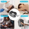 Ateupom Neck Pillow with Bluetooth Headphones Function for Travel, Travel
