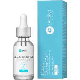 Glycolic Acid 50% Gel Peel - Enhanced with Retinol & Green Tea Extract (Professional Skin Peel)1 ounce