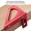 Layout Miter Gauge Aluminium Alloy 45 90 Degree Measuring Scribing
