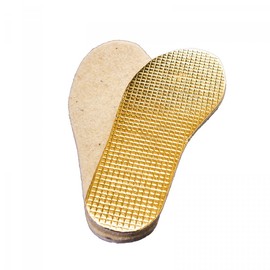 Premium Insoles Lambskin Merino Wool Shoe Inserts Wool 36 - 49 Polar - Gold, 39 EU