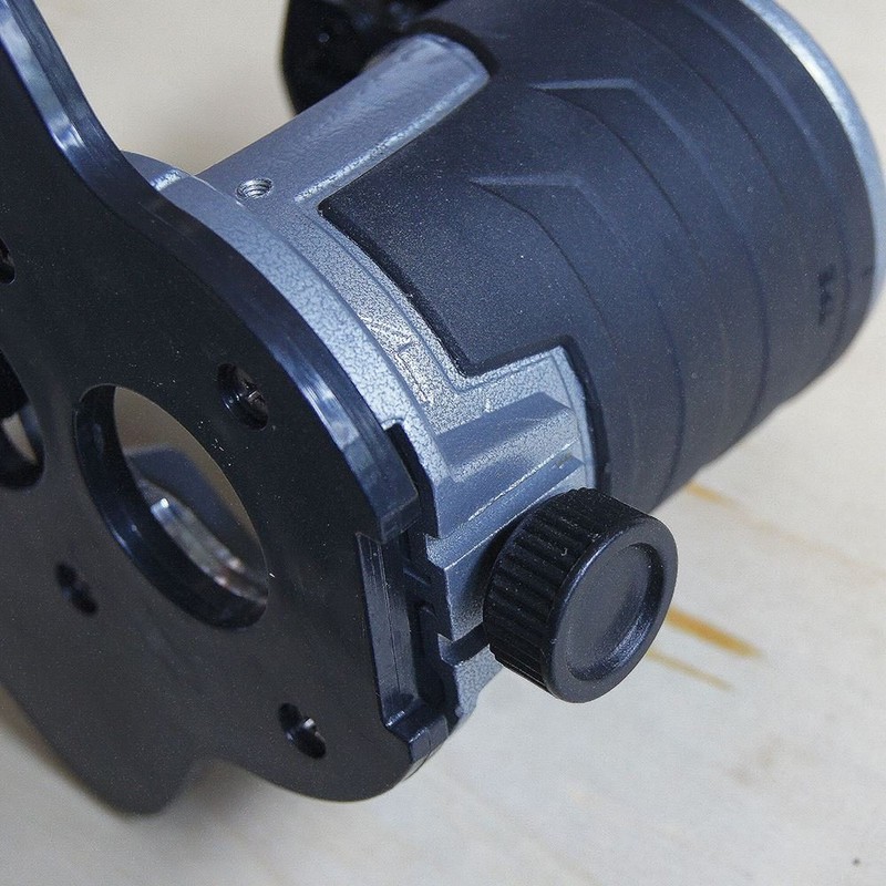 KATSU Trimmer Router Offset Base, Fully Adjustable, for Electirc or