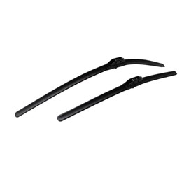 TRQ Premium Windshield Wiper Blades 18 & 26 Inch Silicone Coated & Water Repellent Wipers for Front Windshield Replacement Wiper Blades for Vehicle, Easy-Install Wipers with All-Season Performance