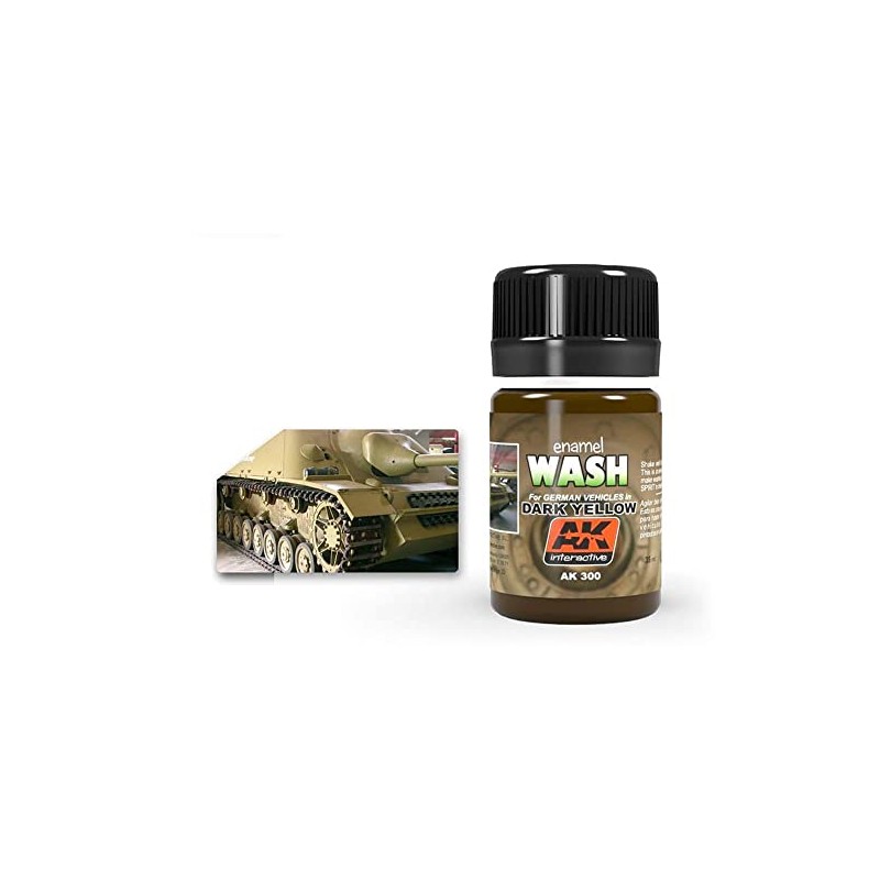 AK Weathering AK300 Wash for Dark Yellow Vegetables (35 ml)