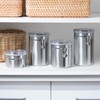 Oggi Set of 4 Stainless Steel Kitchen Canisters - Airtight