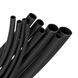 Heat Shrink Tubing Set of 100 Cable Tube Insulation Black