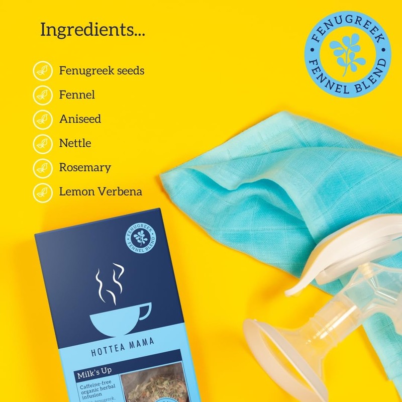 HOTTEA MAMA | Milk’s Up | Organic Breastfeeding Tea With