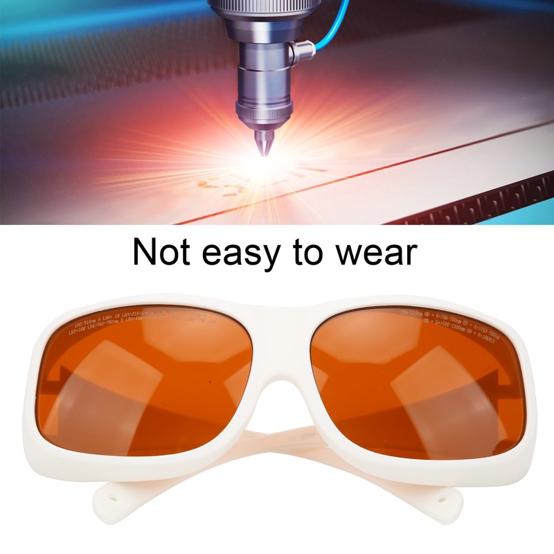 Safety Laser Glasses 532nm 1064nm Wavelength Protective Goggles Wearproof for