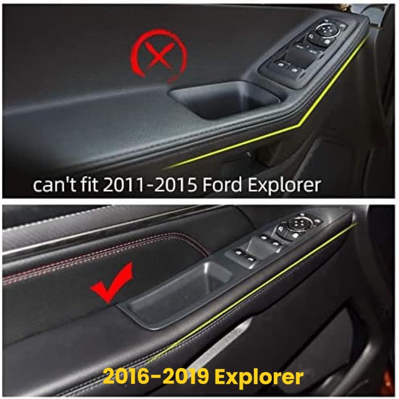 Vesul Front Row Door Side Storage Box Compatible with Ford
