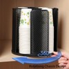 Pcapzz Cup Dispenser 360° Rotatable 4 Compartment Cups and Lids